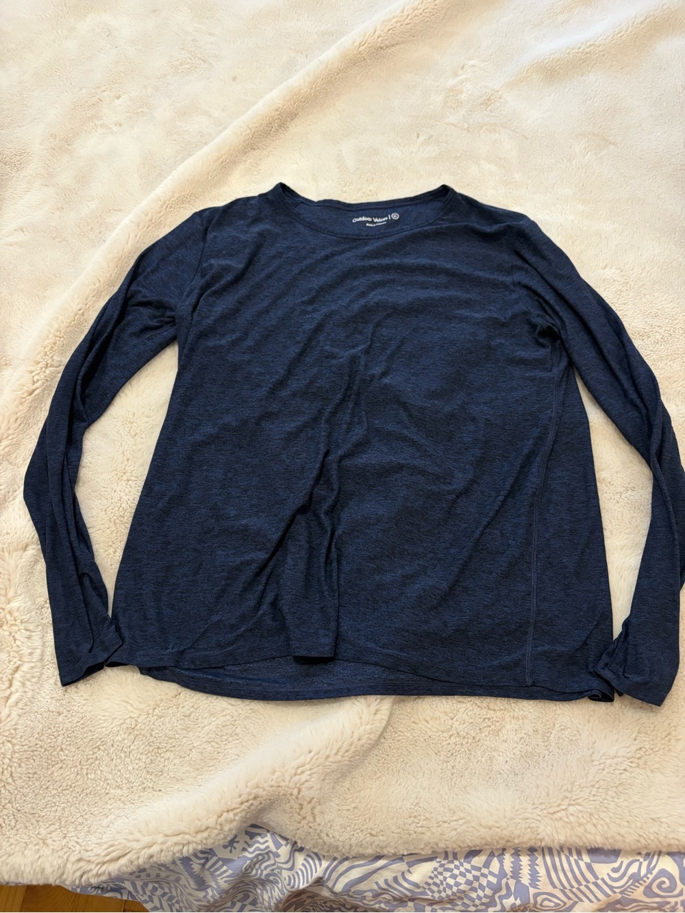 Outdoor Voices CloudKnit Longsleeve in Navy